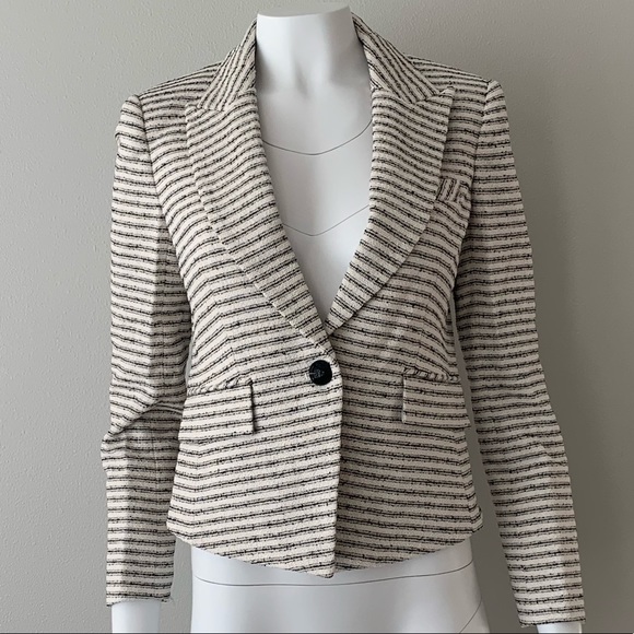 NWOT Veronica Beard Hirizontal Striped Blazer - Picture 2 of 7